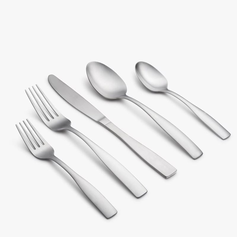 Cambridge Madison Silver Stainless Steel Flatware Set 20 pc