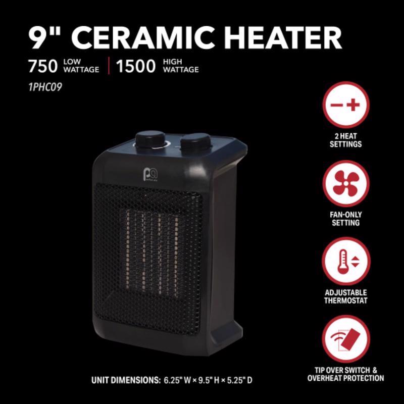 Perfect Aire 100 sq ft Electric Fan Forced Heater 5120 BTU