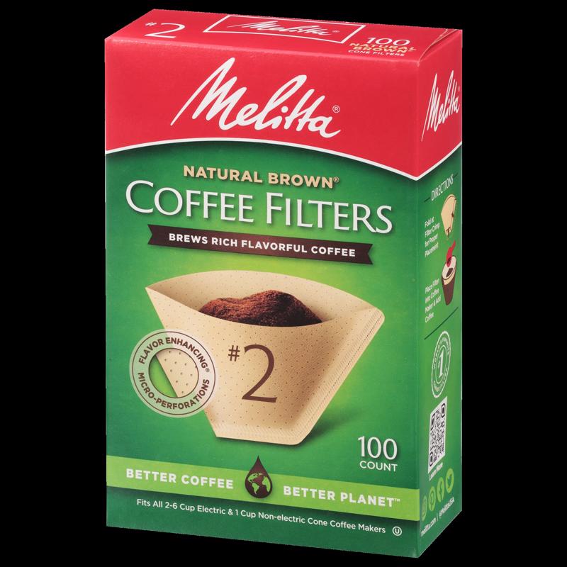Melitta 6 cups Brown Cone Coffee Filter 1 pk