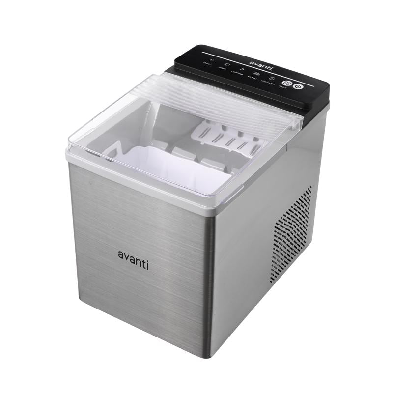 Avanti Speedy Ice Countertop Bullet 33 lb Stainless Steel Ice Maker 120 W