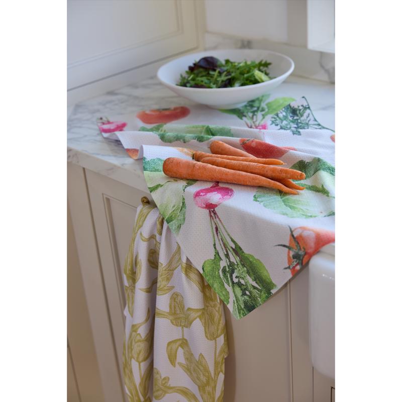 Geometry Multicolor Polyester Spatial Kitchen Towel 1 pk