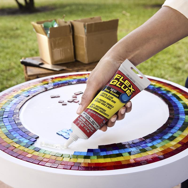 Flex Seal Family of Products Super Strength Rubber Clear Adhesive 2.8