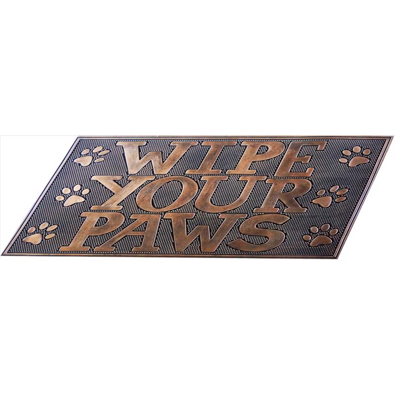 Direct Home 30 in. W X 18 in. L Bronze/Gray Rubber Door Mat