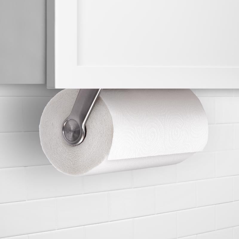 OXO Good Grips Plastic/Stainless Steel Paper Towel Holder 5 in. H X 12 in. W X 2 in. L