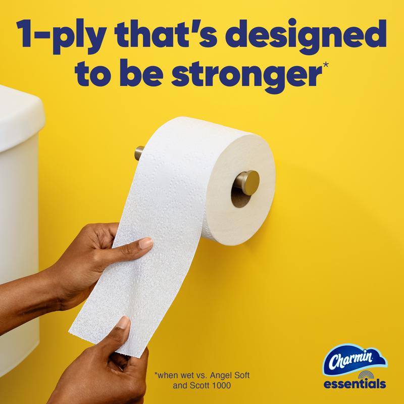 Charmin Essentials Toilet Paper 9 Rolls 407 sheet