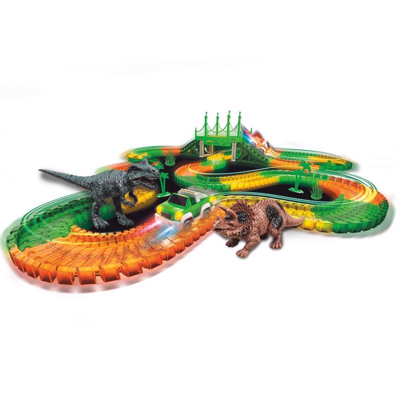 Magic Track Dino Car Set 240 pc