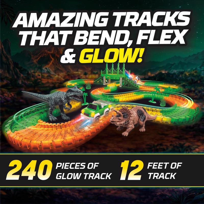 Magic Track Dino Car Set 240 pc