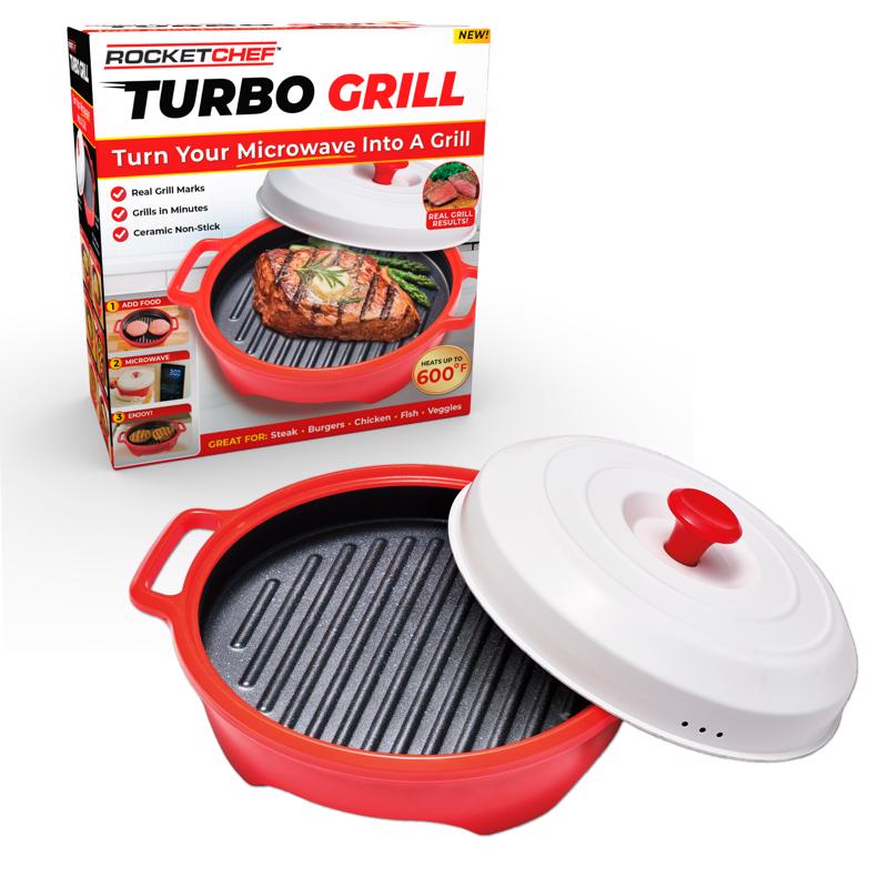 Rocket Chef Cast Iron Grill Pan