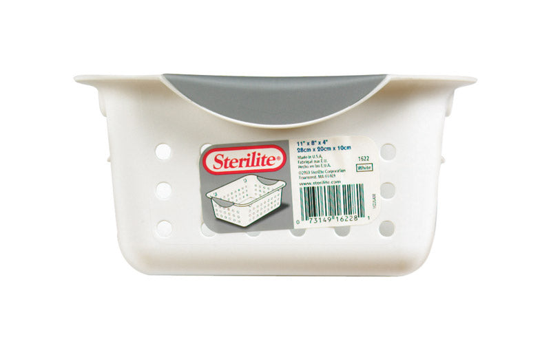 BASKET 11X8X4" WHITE