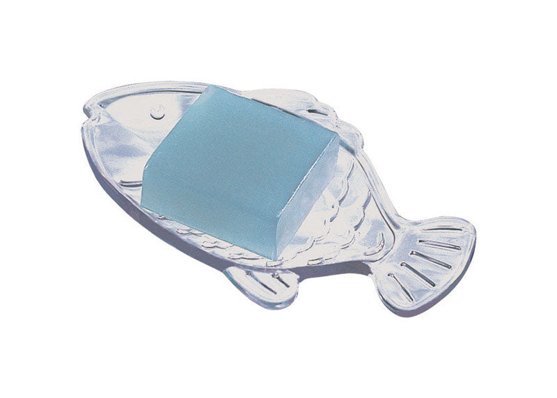 SOAP DISH FISH CLEAR