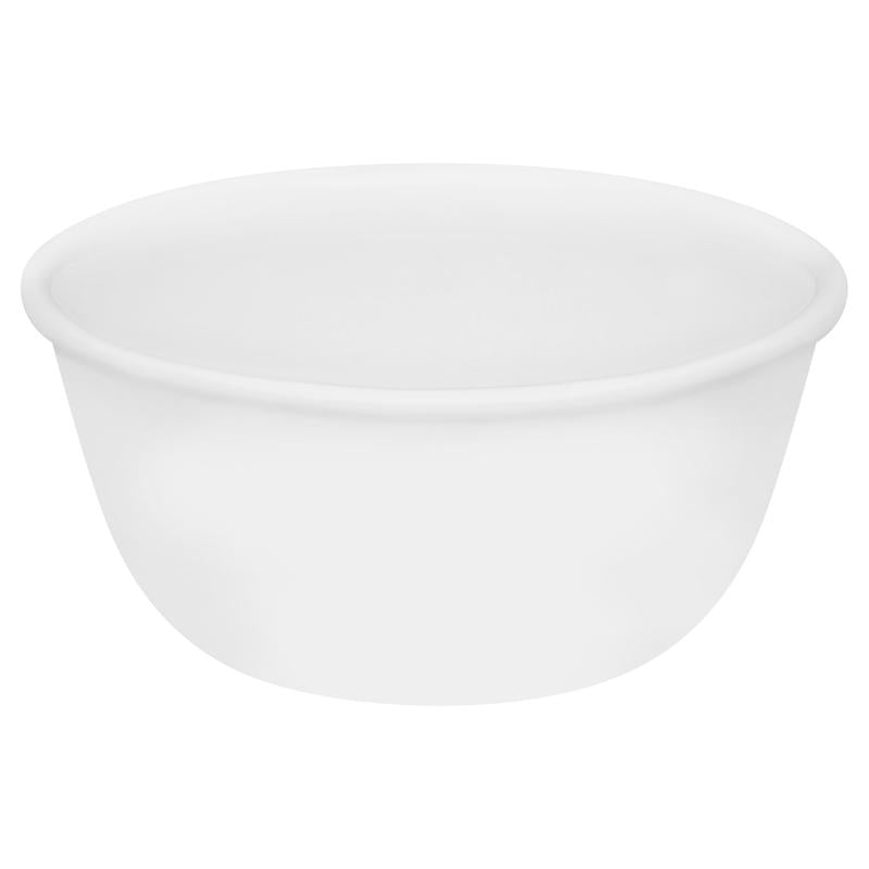 Corelle 12 oz Winter Frost Glass/Porcelain Soup/Dessert Cup Bowl 5.5 in. D 1 pk