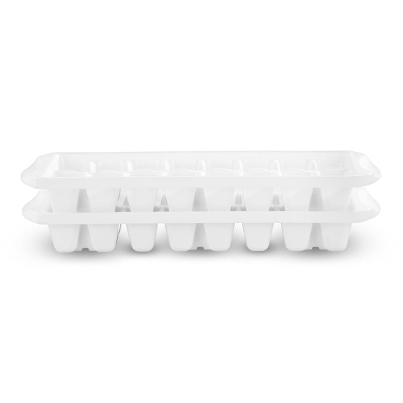 Sterilite White Polypropylene Ice Cube Tray