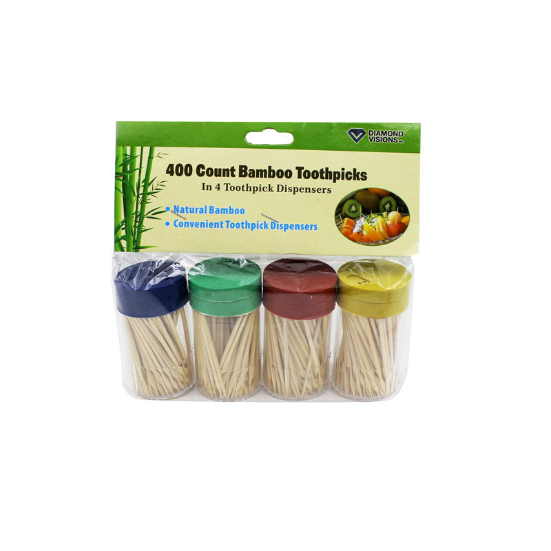 TOOTHPICK W/CONTNR 400PC