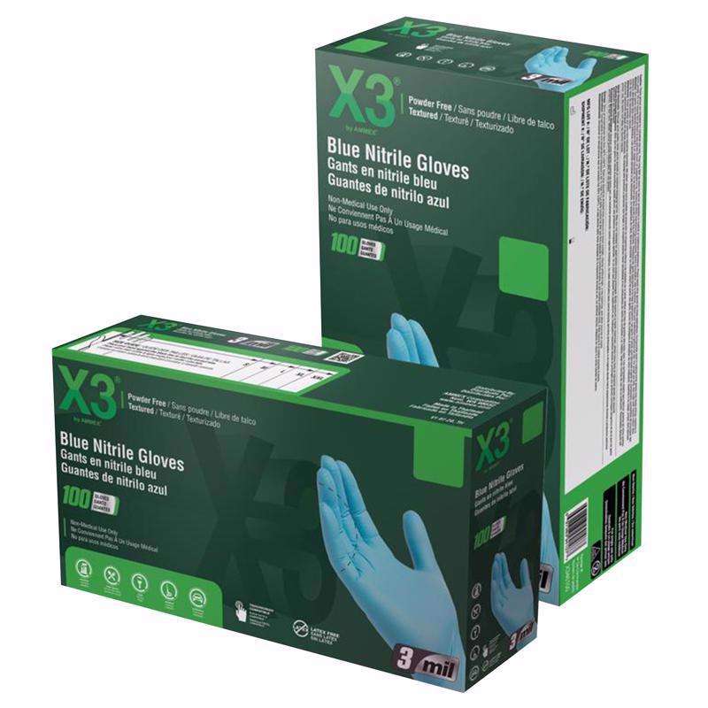 DSP GLOVE NIT LG BLU PF