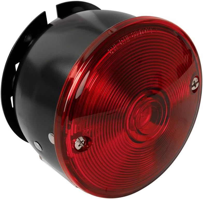 STP/TL/TURN LGHT RED RND