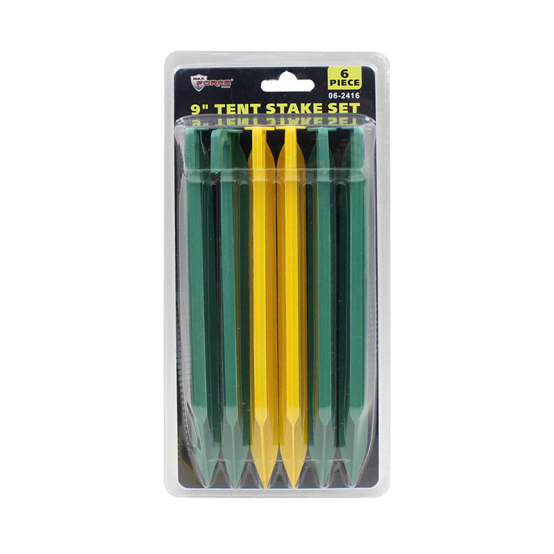 TENT STAKE 6PC 9"