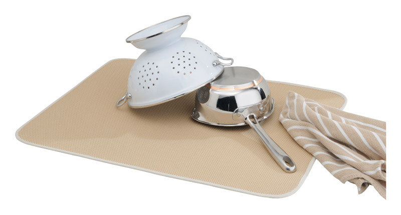 iDesign IDry 18 in. L X 16 in. W X 0.5 in. H Microfiber Drying Mat