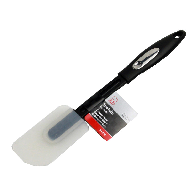 Chef Craft Black/White Silicone 12-1/2 in. Spatula