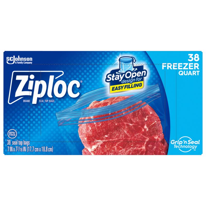 FREEZER BAG QUART 38PK