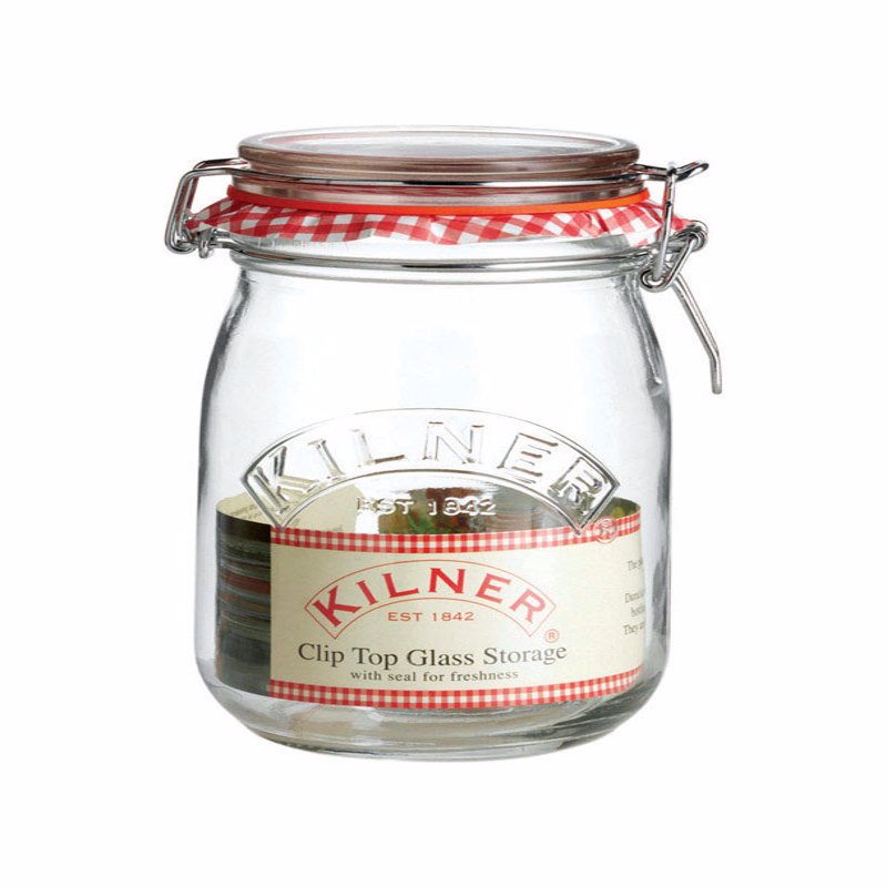 ROUND CLIP TOP JAR 34 OZ