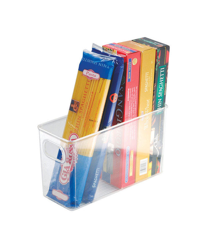 STORAGE BIN CLEAR 4"W