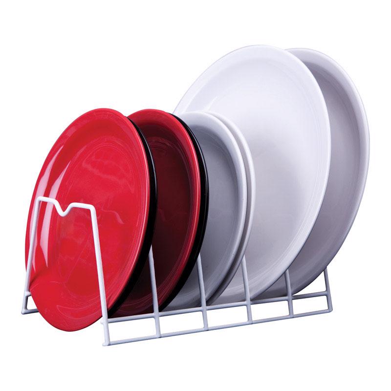 DISH RACK STL WHT7.5X11"