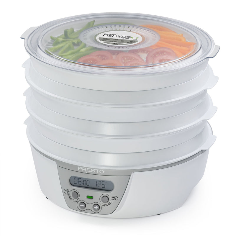 Presto Dehydro Semi-Gloss White 12 qt Food Dehydrator