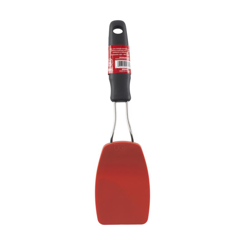 Good Cook Touch Black/Silver Nylon/Stainless Steel Flex Turner