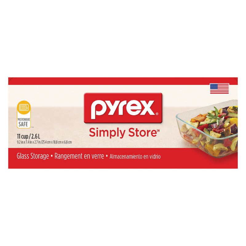 Pyrex 11 cups Clear Food Storage Container 1 pk