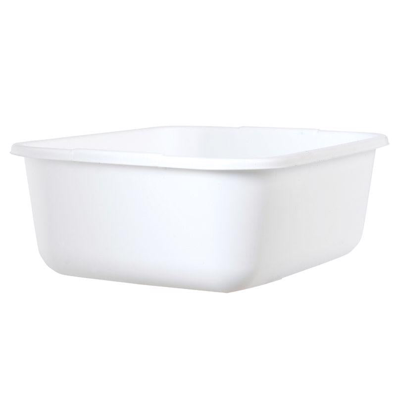 Rubbermaid White Plastic Dishpan 11.4 qt