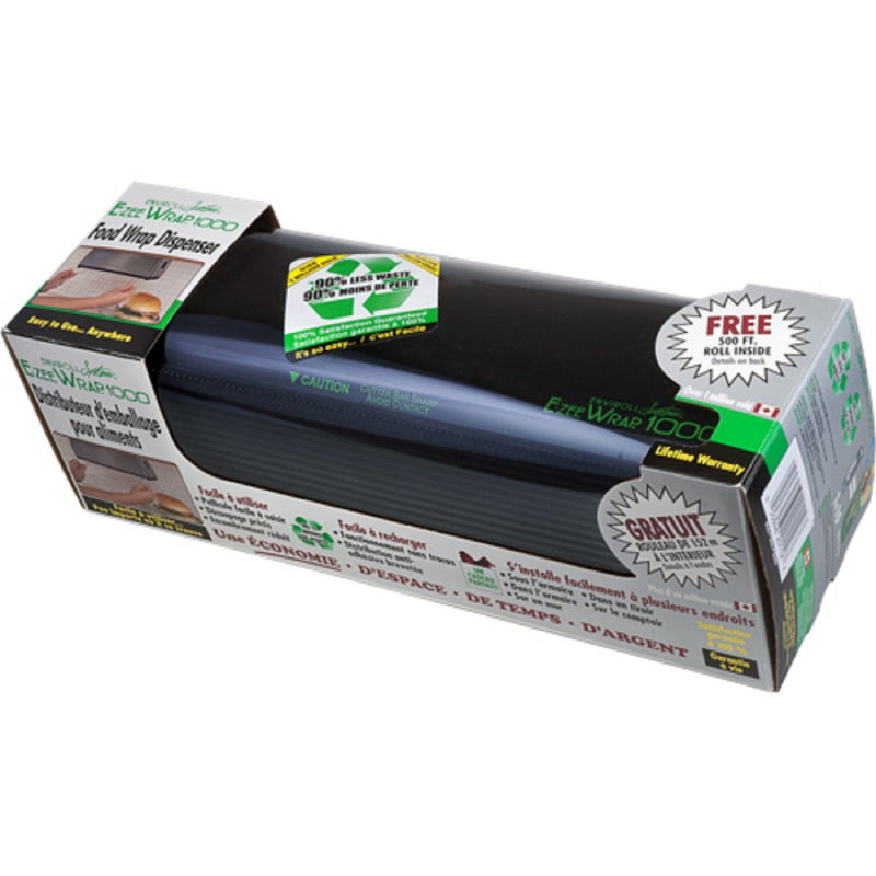 E-Zee Wrap Black Plastic Wrap Dispenser 1 pk