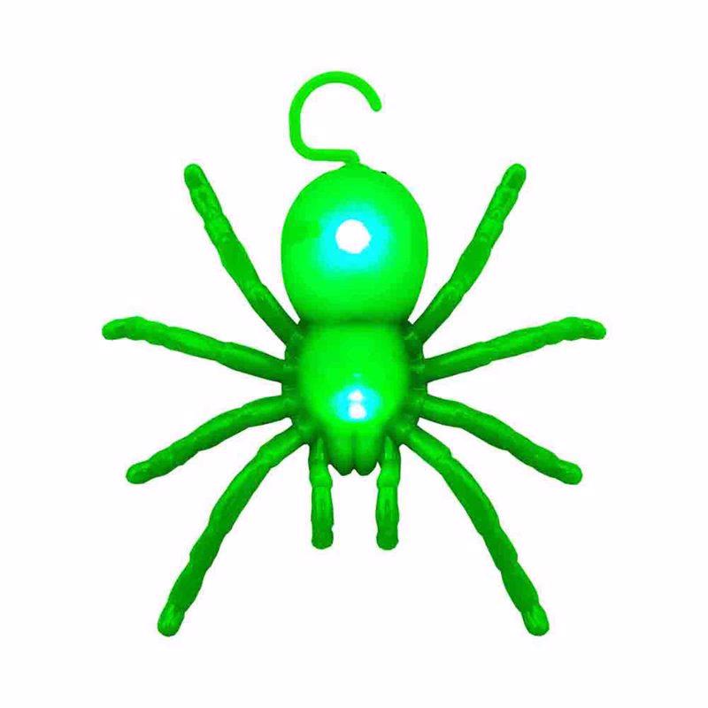 Magic Seasons White 4.75 in. Prelit Light Up Spider