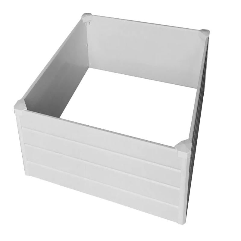 GARDEN BED WHT 15X48"