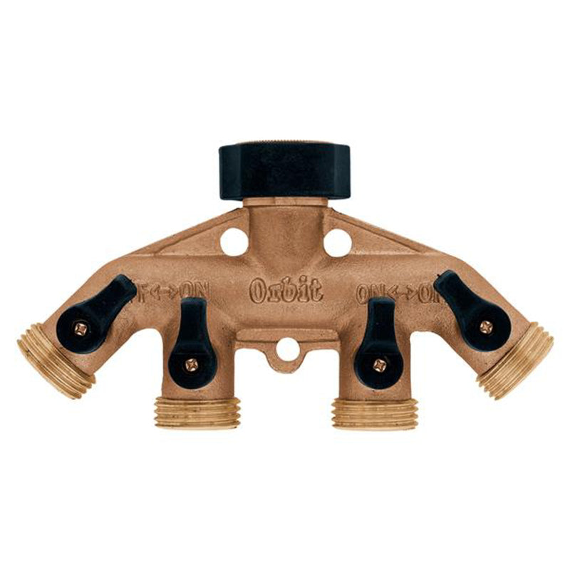 MANIFOLD 4PRT 3/4" MALE