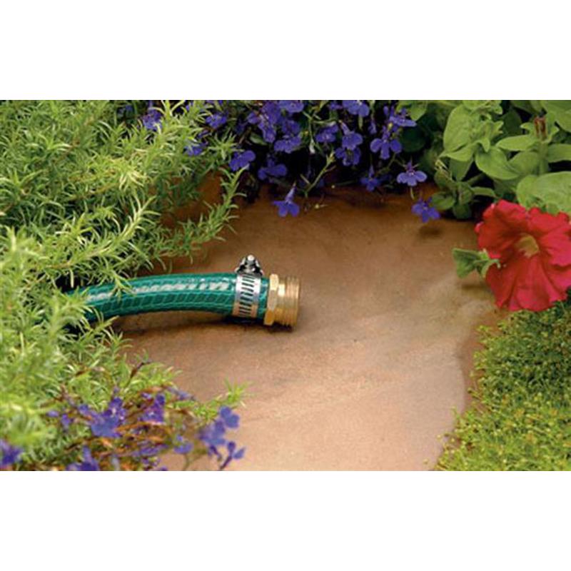 Orbit 3/4 in. Brass/Stainless Steel Threaded Male Hose Mender