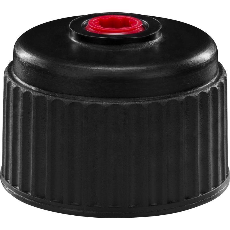 JUG FILLER CAP BLK PLAST