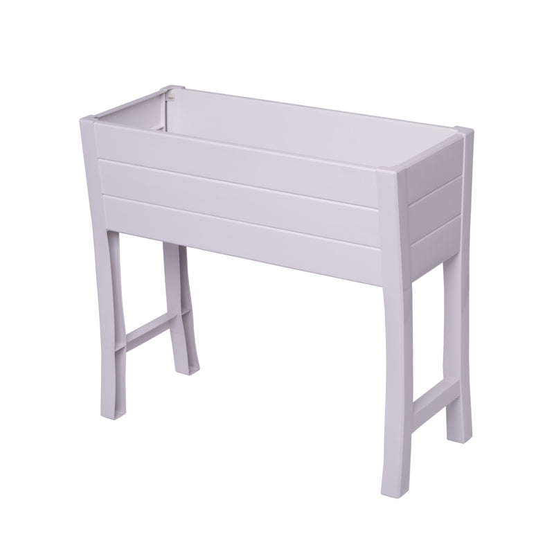 GARDEN BX ELVTD WHT 32"H