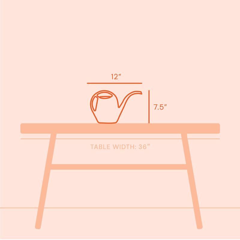 Bloem Aqua Rite Blue 56 oz Plastic Watering Can