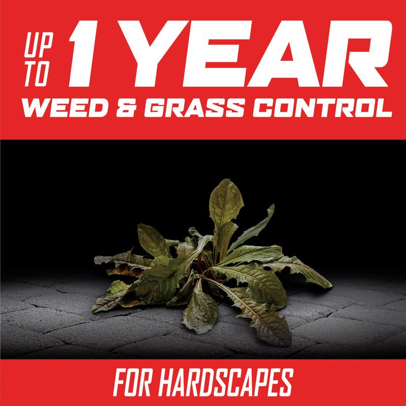Ortho GroundClear Year Long Vegetation Killer, Kills Weeds and Grasses, Prevents Unwanted Weeds and Grasses for up to 1 Year, 1 gal.