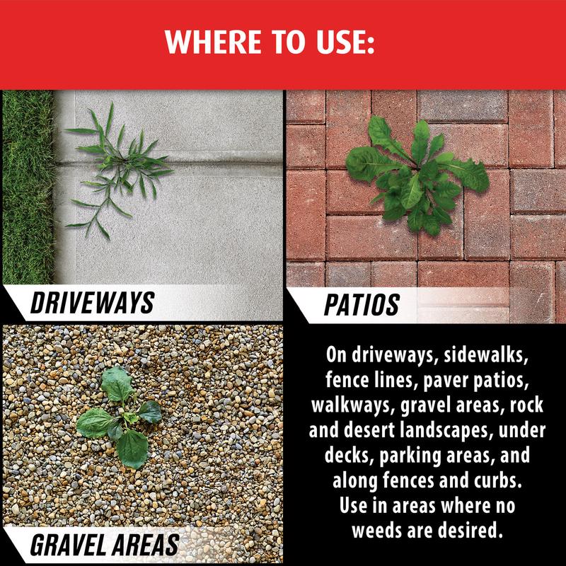 Ortho GroundClear Year Long Vegetation Killer, Kills Weeds and Grasses, Prevents Unwanted Weeds and Grasses for up to 1 Year, 1 gal.