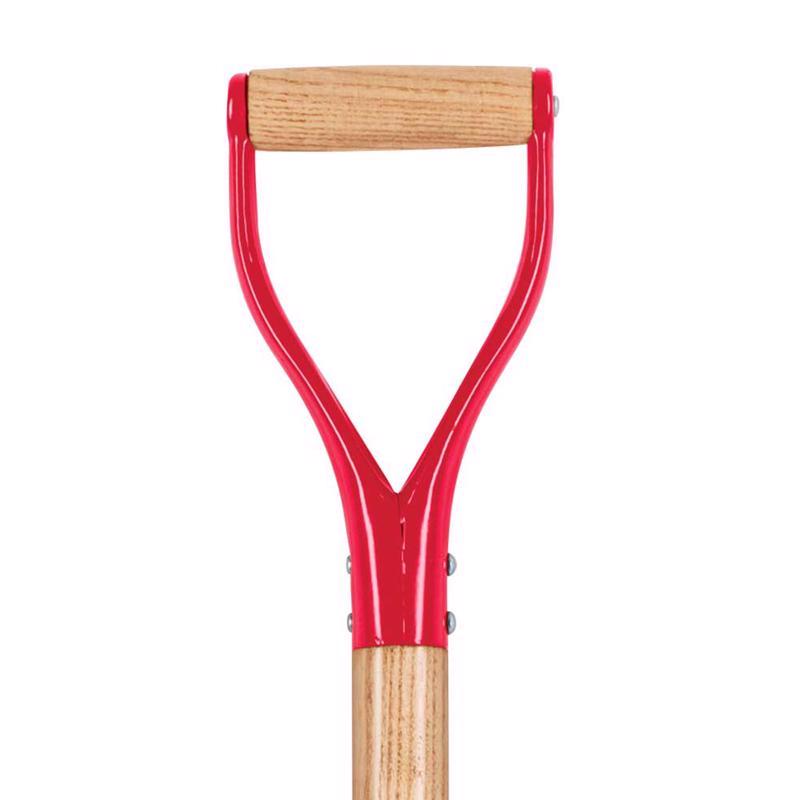 Truper Tru-Tough 48 in. Steel Round Drain Spade Wood Handle