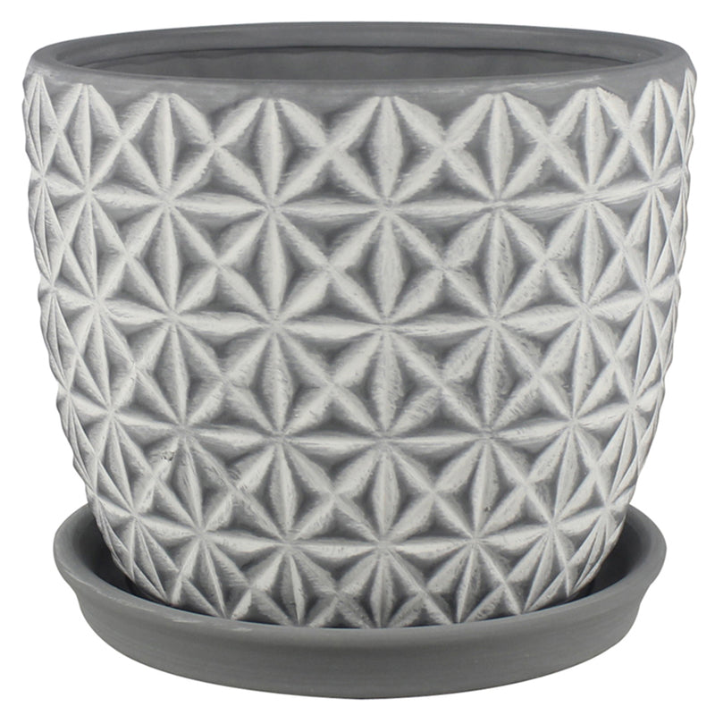 PLANTER TRIBECA CHRCL 8"