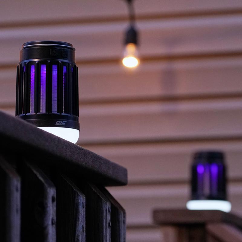 PIC Solar Indoor and Outdoor Mosquito Zapper and Lantern