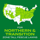 Scotts Turf Builder Rapid Grass Tall Fescue Grass Sun or Shade Grass Seed and Fertilizer 16 lb