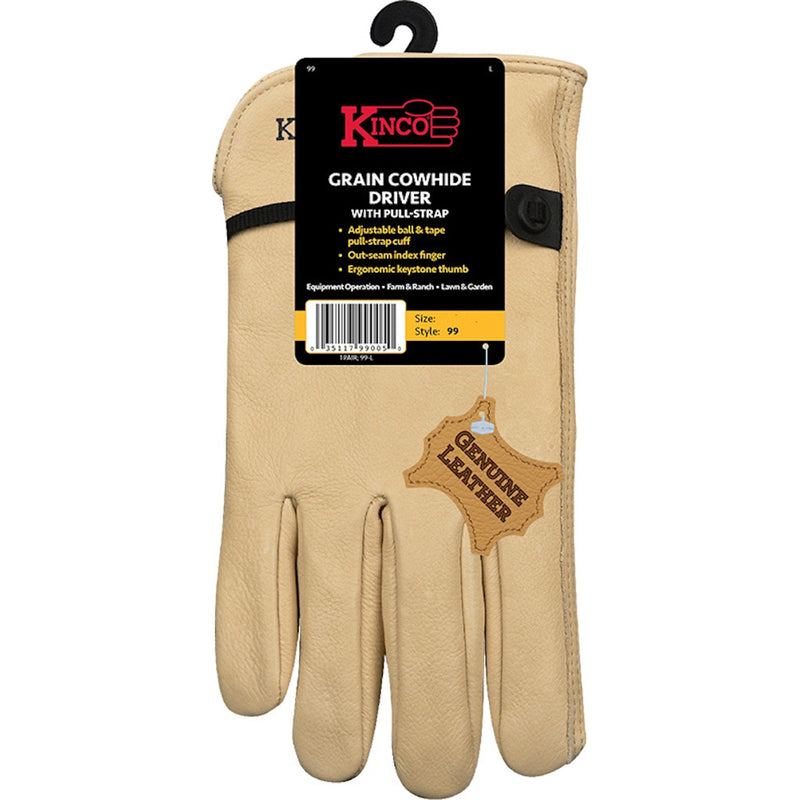GLOVES DRV FLLGRN TAN XL