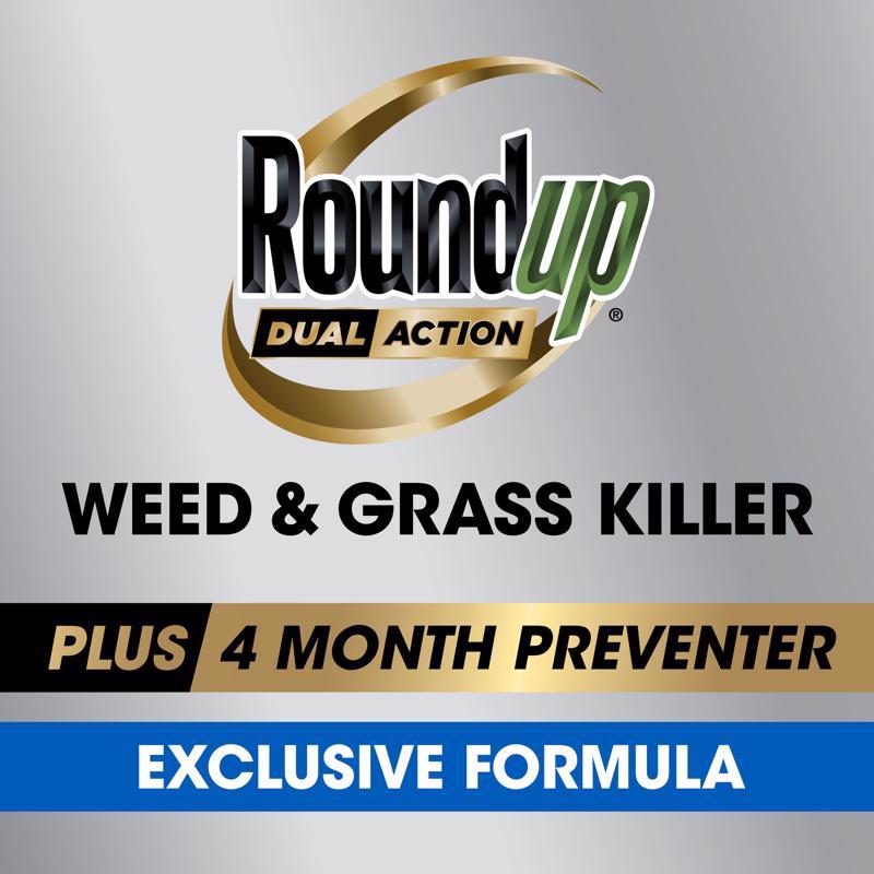 Roundup Dual Action Weed and Grass Killer RTU Liquid 1 gal