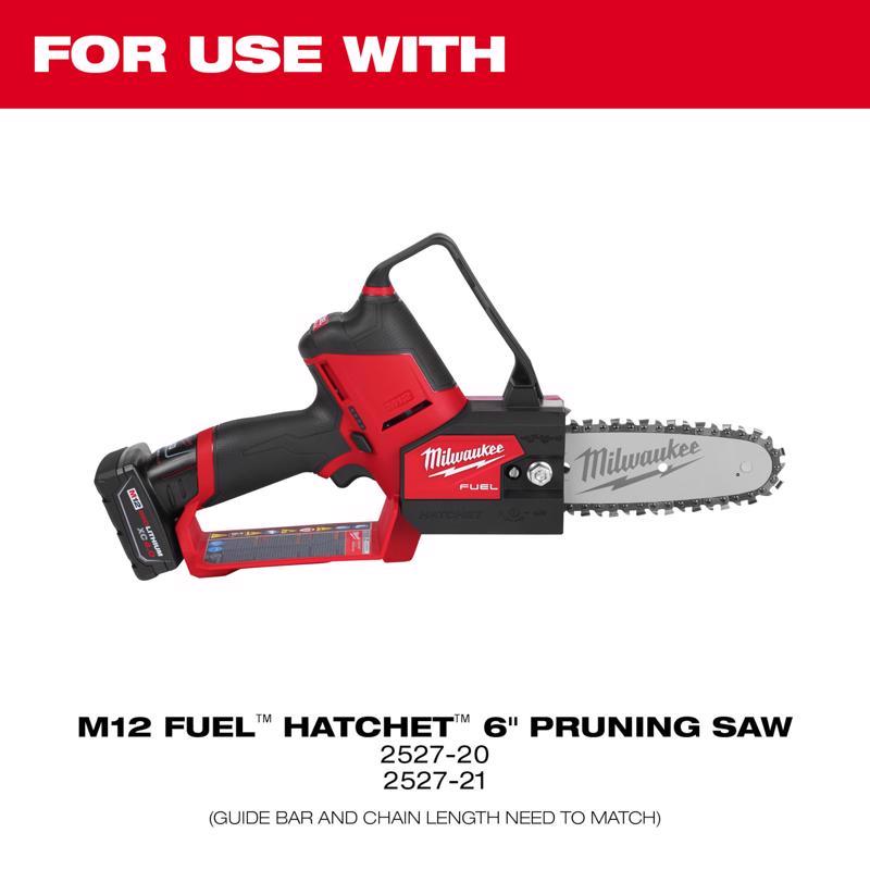 Milwaukee 6 in. Replacement Chainsaw Chain 28 links