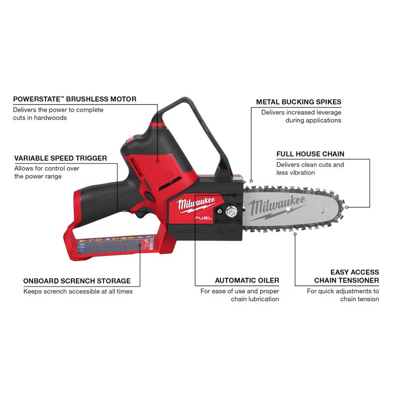 Milwaukee M12 FUEL 6 in. 12 V Battery Pruning Saw Tool Only