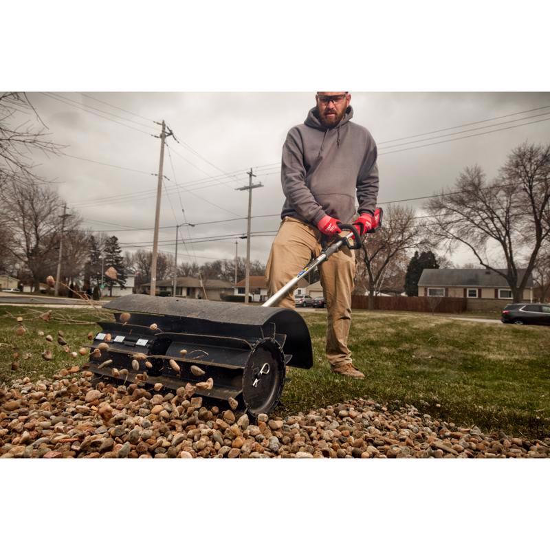 Milwaukee M18 Fuel Quik-Lok Professional Grade 48.75 in. L Rubber Broom Attachment