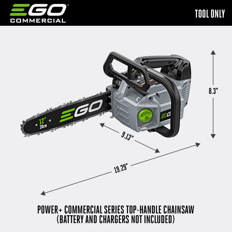 EGO Power+ Commercial Series CSX3000 12 in. 56 V Battery Chainsaw Tool Only